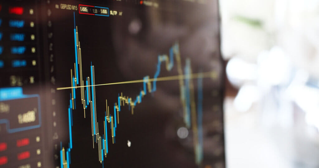 Stock market graph